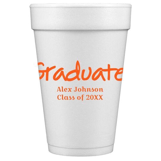 Studio Graduate Styrofoam Cups